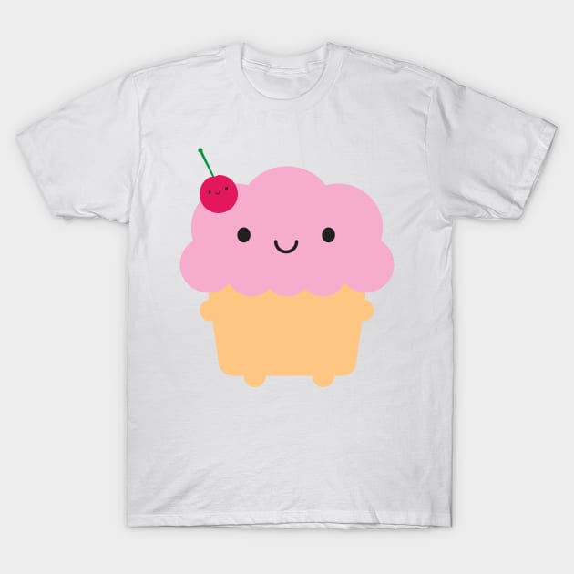 Kawaii Cupcake T-Shirt by marcelinesmith